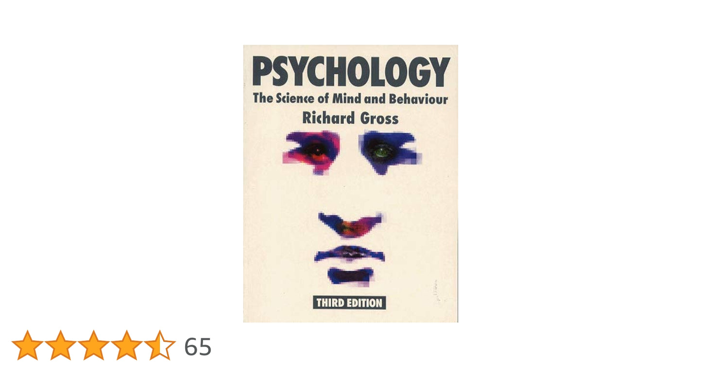 By Richard Gross - Psychology : The Science of Mind and Behaviour (Third Edition) | Richard Gross