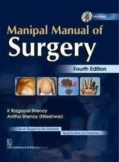 MANIPAL MANUAL OF SURGERY 4 EDITION