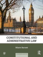 Constitutional and Administrative Law 2nd edition | Hilaire Barnett