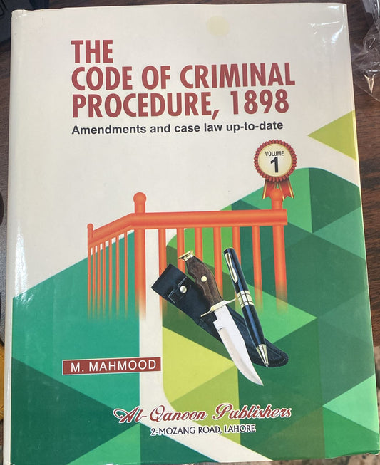 The Code of Criminal Procedure 1898, Act V of 1989, Bare Act | M. Mehmood