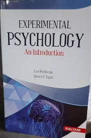 Experimental Psychology An Introduction | Leo Postman and James P. Egan