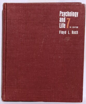 Psychology And Life (7th Edition) | Floyd L. Ruch